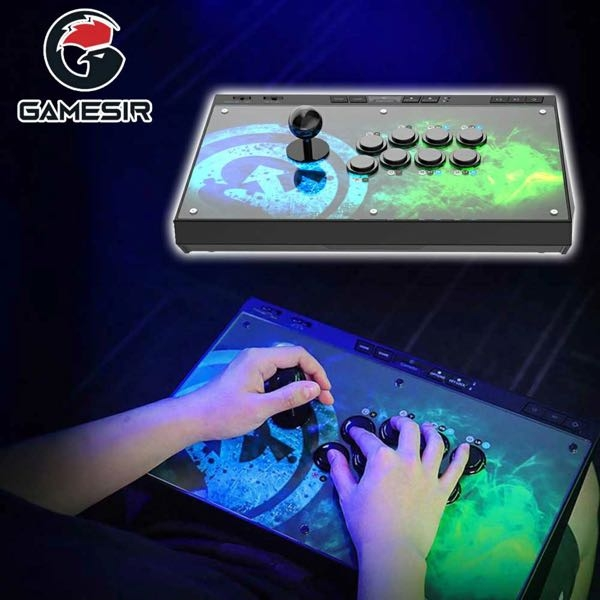 アケコン「GameSirC2アーケードコントローラー」の説明欄で、ハ