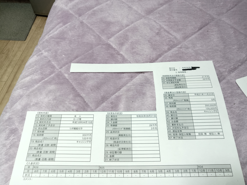 判る方お願いします。18年前の払い忘れた借金が残ってます。23000円程です。10年前から毎年CICに情報開示して見てるんですけどずっとこの状態が18年間続いてます。 今年も開示して見ても同じ入金情報がハイフゥンばかりです。払い忘れなのに異動情報とか移管完了とか付いてません。今は放置してますけどこのまま放置してれば良いのか判りません。債権者がアクション起こせば時効の援用とか残金を返すか出来るんですけどね。こちらから動くと寝た子を起こすことになるので動けません。このハイフゥンの状態がこれから先も永遠に続くのかどうかです。尚。スマホの割賦契約。他のクレジットカードは通ってます。審査には影響は無いようです。とうしたもんやら知識の有る方アドバイスお願いします。忘れてました。此れは銀行系のクレジットカードです。写真添付します。宜しくお願いします。