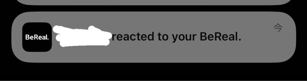 至急です。これって自分のbeeRealが画録されたってことですか？