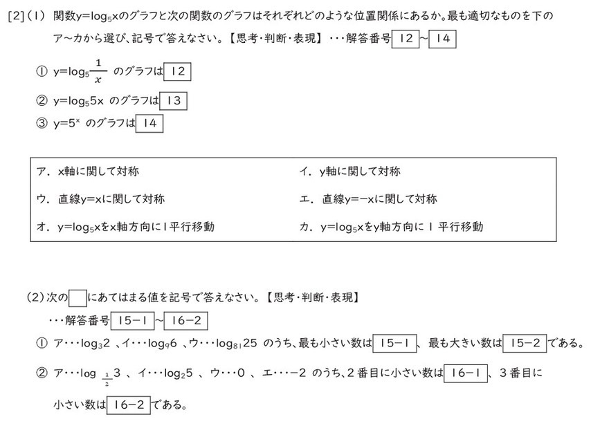 【数学】 高校3年生数学の問題です。下の写真の□の12から16-2の問題の答えが分かりません！ わかる方いましたら、ご回答よろしくお願いします！