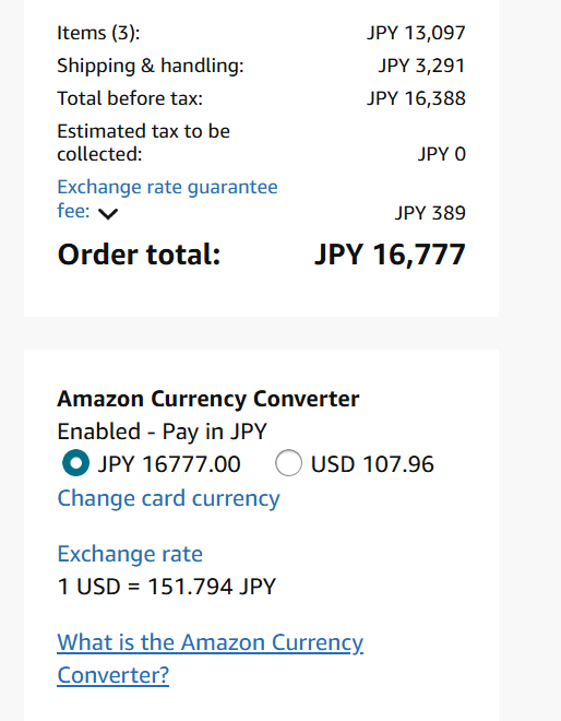 RODO B087830849CARRARA 関税送料込 アメリカ版アマゾンで金額が16666円を111円超えていますが関税が
