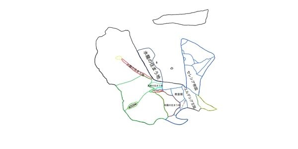 正距円筒図法で描かれた地図のある地域の面積を逆算する事は出来ますか？ 画像の中の国、特にエルデシア王国の面積が知りたいです。 惑星の半径は地球の1.2倍です。 画像が悪かったので画像を変えて再投稿しました。 https://detail.chiebukuro.yahoo.co.jp/qa/question_detail/q10307918345