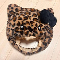 USJのヒョウ柄キティファンキャップって、現在パーク内にて販売 USJのヒョウ柄キティファンキャップって、現在パーク内にて販売