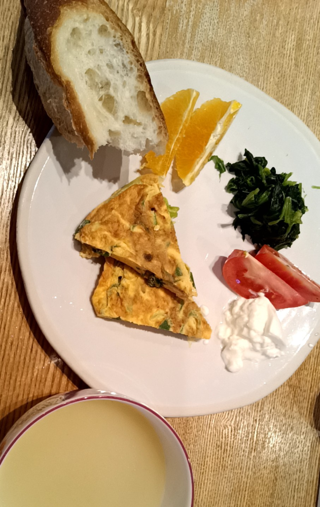 １２月２２日(日) 俺の登山飯。 洋食っぽくしてみました。 スープは、ジャガイモとタマネギです。 生クリームがなかったので、牛乳とバタァで代用。 登山にどうですか？ アドバイスお願いします。