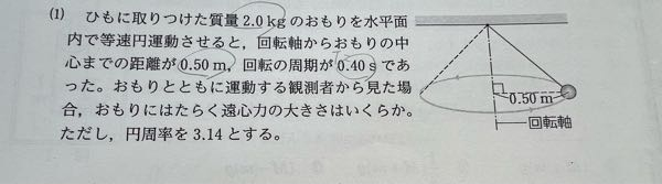 至急です 物理です。解き方を押してください 答えは2.5×10の二乗です