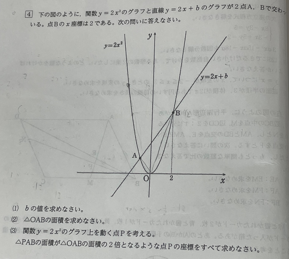 この問題の(3)の解き方を教えてください。