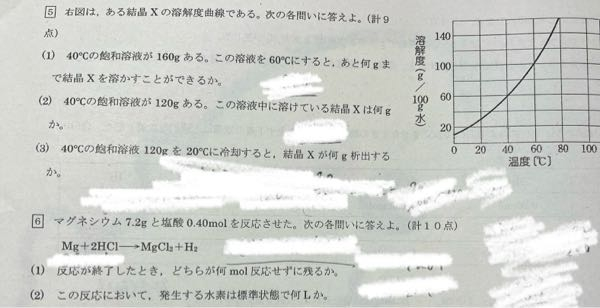 これの答え全部教えてください！ 化学基礎です！