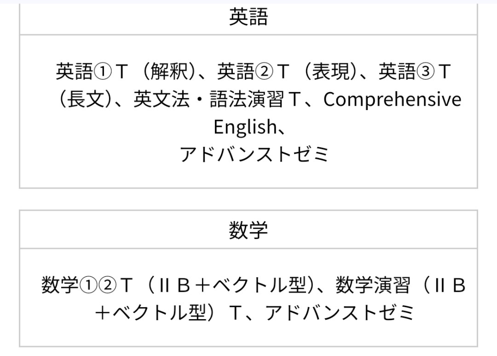 河合塾の阪大理系アドバンスコースはTテキスト固定とかありますか？名