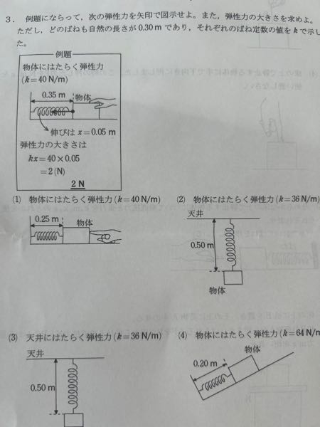 至急です。この問題の(1)の場合、 どうやって計算すればいいですか 例題では、伸びを求めてから計算しているっぽいのですが、伸びの求め方がいまいち分かっていません。 どなたか教えてください。