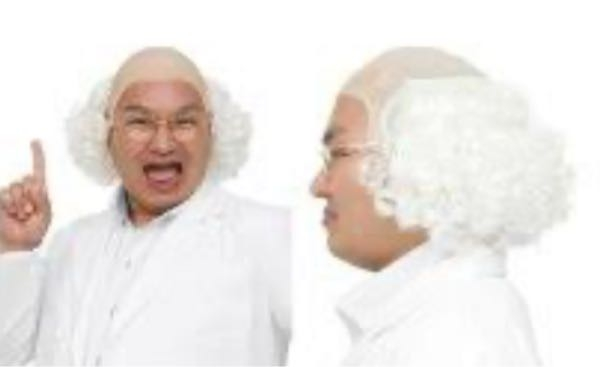 画像はヅラですが、この位置だけに髪の毛が残って、実際にこのボリュームとまとまりになることって人間あり得ますか？