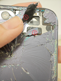 iPhone修理について質問です。 - iPhone14promaxの背面が割