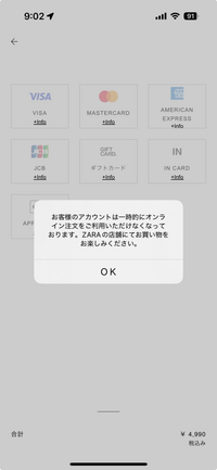 海外限定スパイク販売 ZARAの規約6条の違反でオンライン購入できなくなりました 鉄道模型