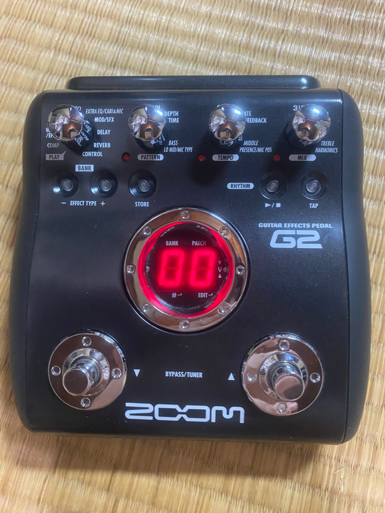 zoomのG2を買ったのですが説明書がなく、なんとなくやってみたんで