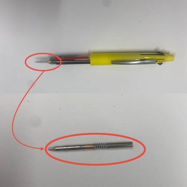 野原工芸の新型シャーペンについて質問です。ダブルノック式と