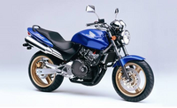 ホンダ ホーネット タンク 青 ホーネット250 青 タンクカバー付き まだまだ走ります。の
