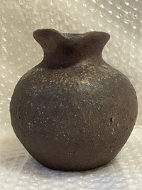 ♦珍物！時代物【在銘 古い焼締め】備前焼？コレクション 骨董品 アンティーク 古美骨董】古備前壺H20cmです。制作時代など評価を教えて