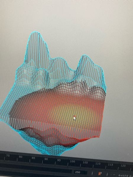 Mayaでスカルプトツールを使ってから、フェース選択や頂点選択をする時になぜかこのようになってしまってやりにくいです。通常の状態に戻すにはどうしたら良いですか。