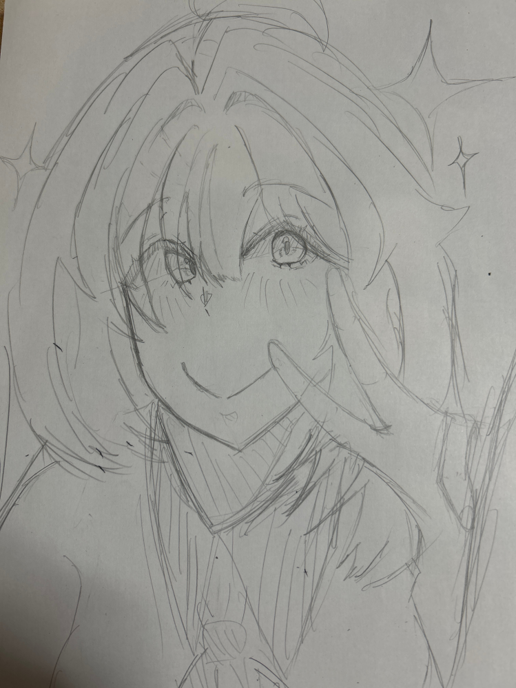 自分が描いた絵1 絵の相談です！中学1年生の男子です。 - 最近自分の描いたイラストの