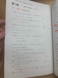 なんの本かなw 2)で(1)と同じようにsinθの係数をx軸、cosθの係数をy軸の値で