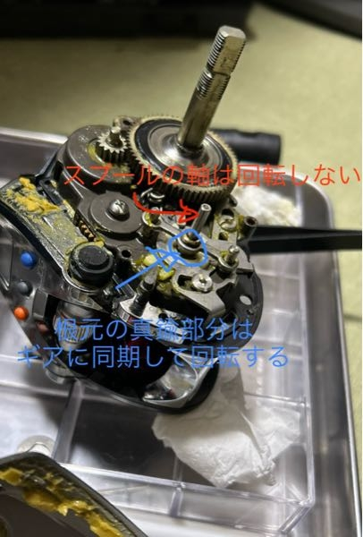 ダイワ電動リールシーボーグ200J旧モデルのハンドルを回してもスプー