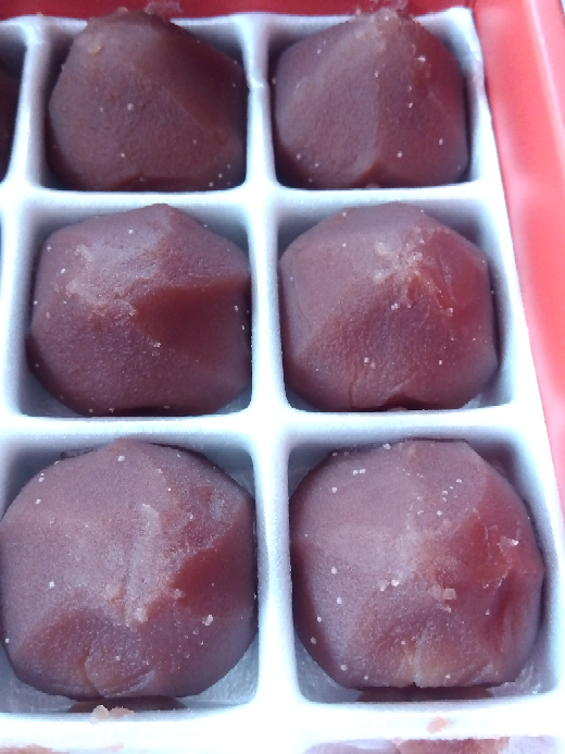 パッキングされた袋入ってるあんこ(缶ではないもの)を買いました。おし