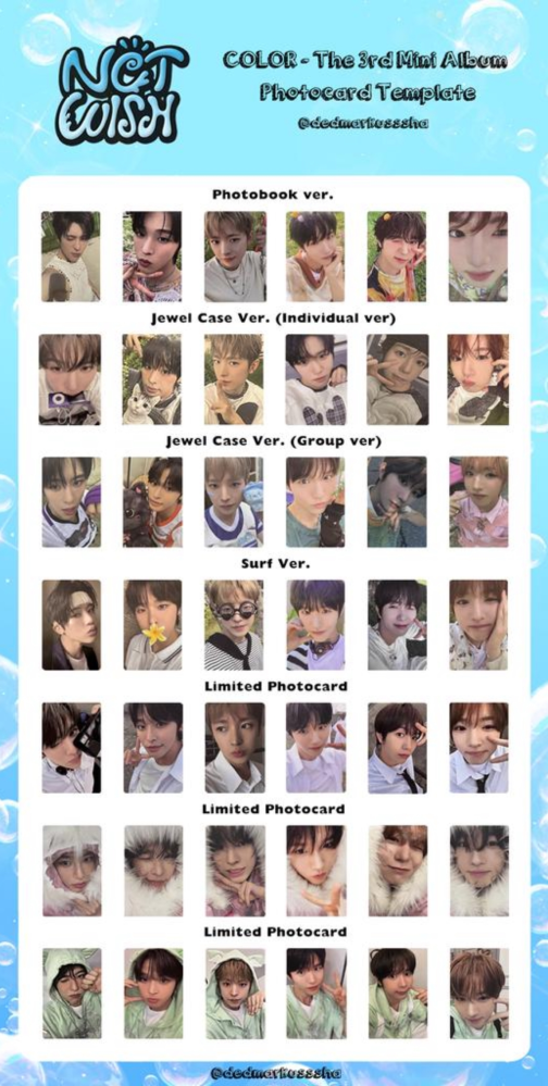 NCTWISHのアルバムについです。この写真のLimitedPhotocard - Yahoo