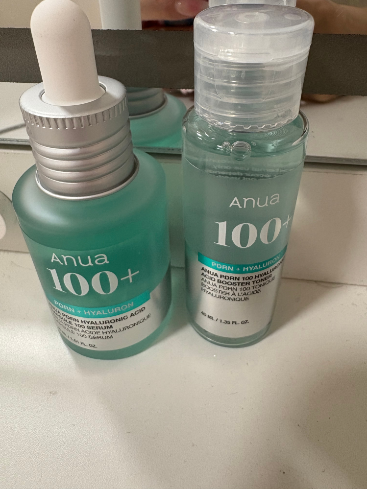 アヌアの美容液について！100の水色のやつと0.3のやつは一緒に使うこと