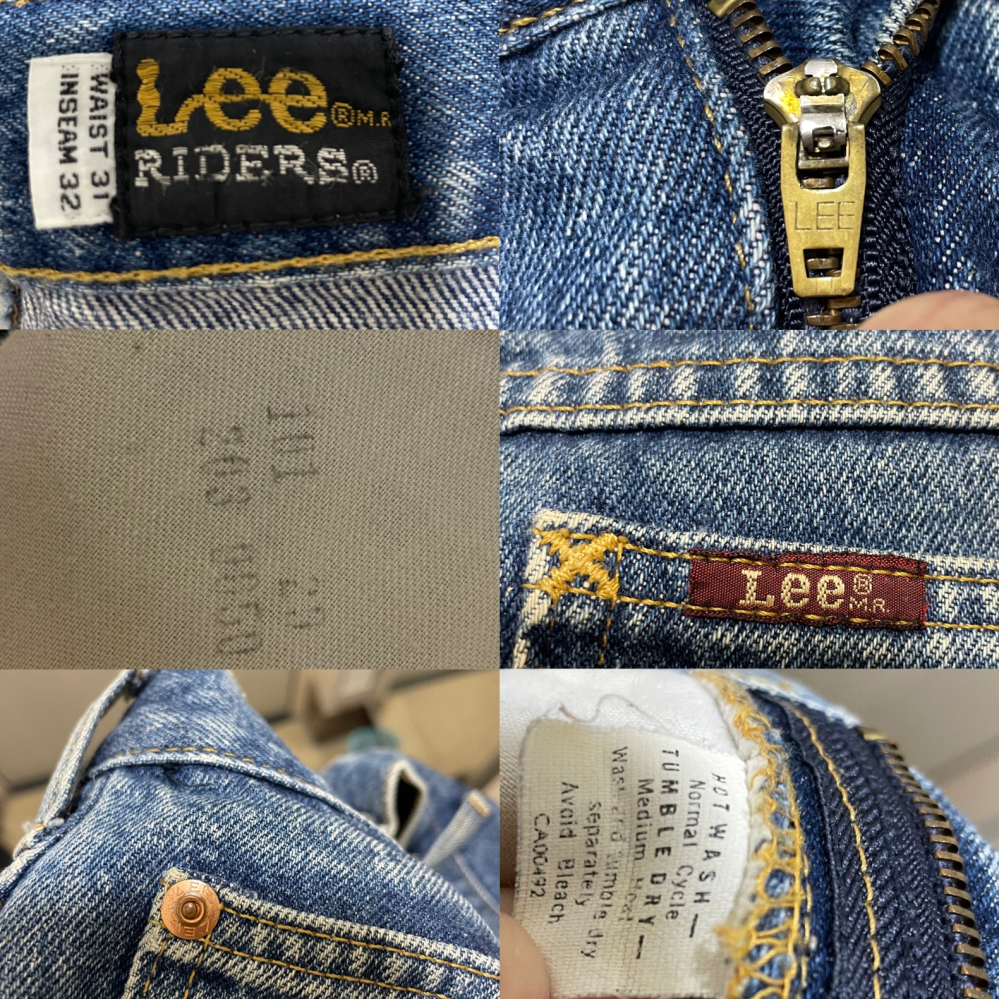 ヴィンテージデニム lee 内 タグ 年代 Lee ヴィンテージ lee