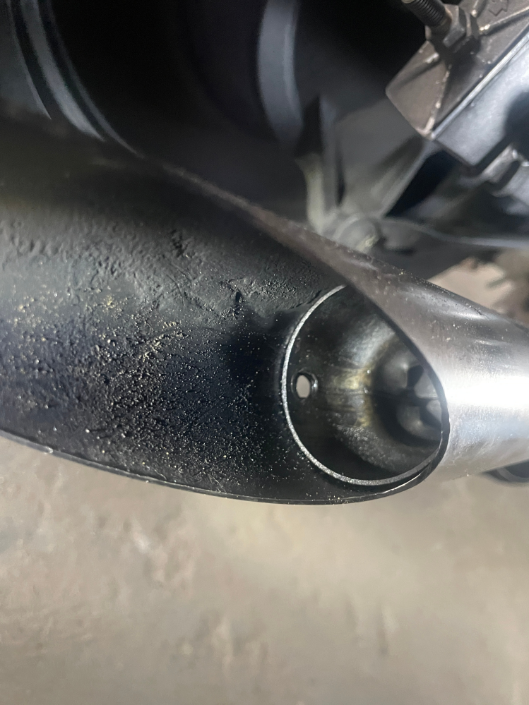 バイクインナーサイレンサー芯外し方抜き方。 - 自分のマフラ