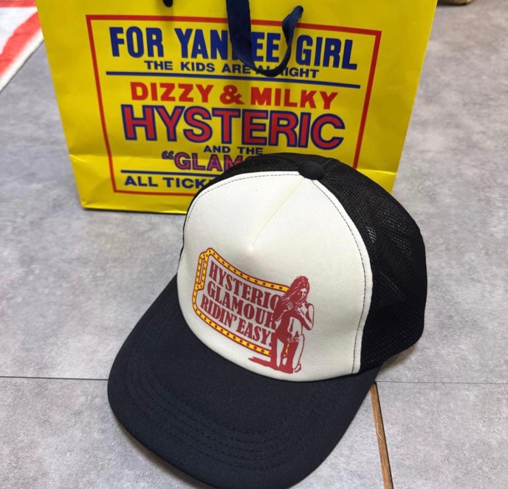 HYSTERICGLAMOURRIDIN'EASYメッシュキャップこのキャップ - Yahoo