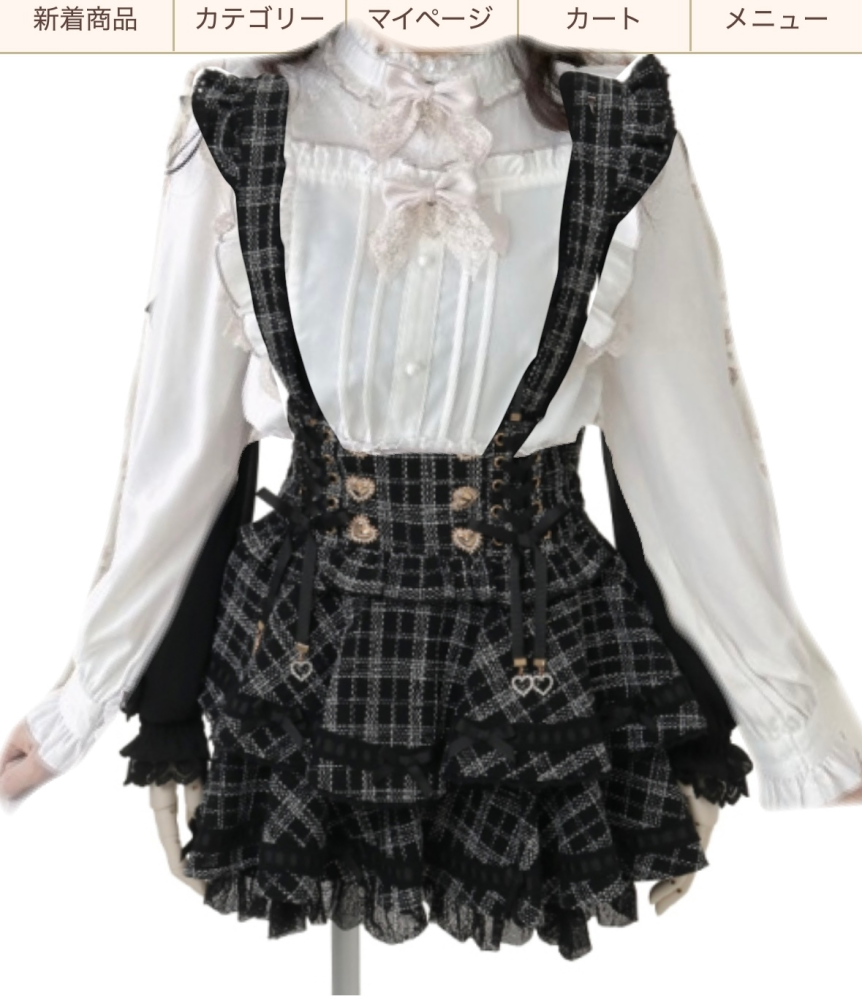 リズリサ ツイード スカパン スカート リズリサのツイードスカパンを購入したのですが、こちらの組み合わせは