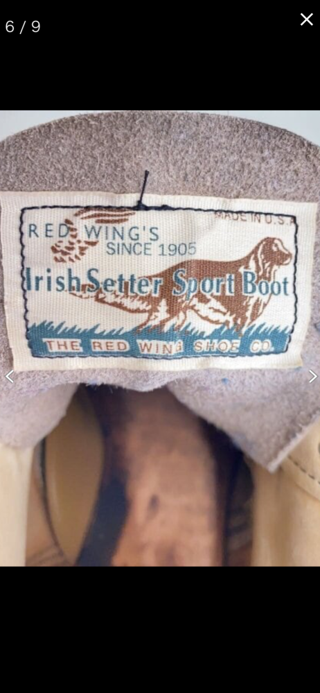 REDWINGレッドウィング8165(犬タグ）本物の見分け方  - Yahoo!知恵袋