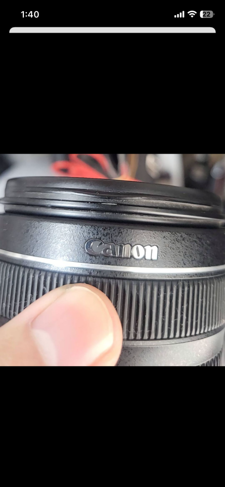 カメラレンズについてEF-S18-135ISSTMの写真になります。バヨネット 