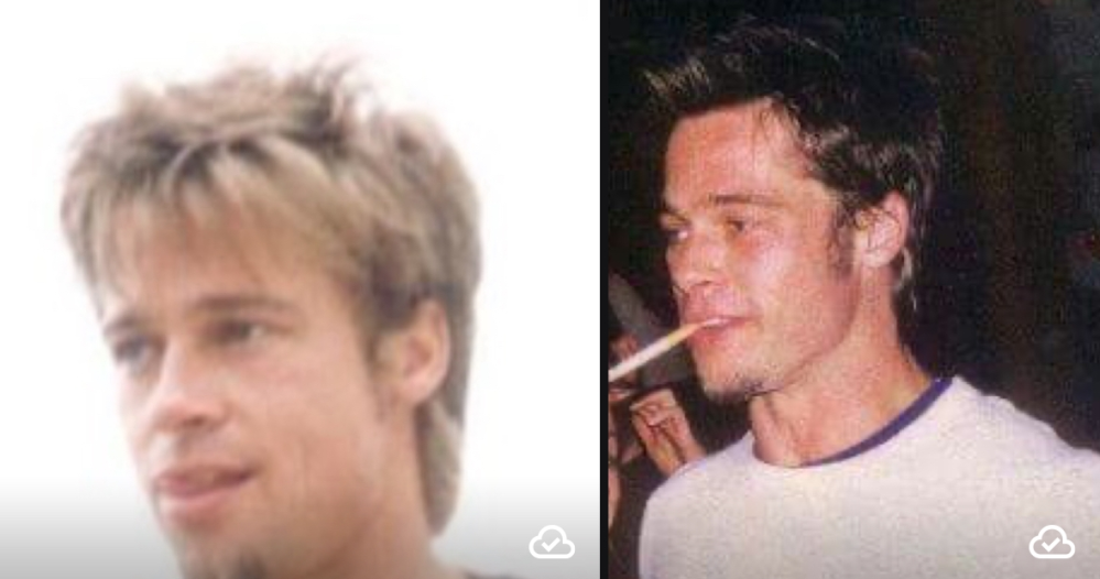 ブラッドピットはどっちの髪型が似合うと思いますか？