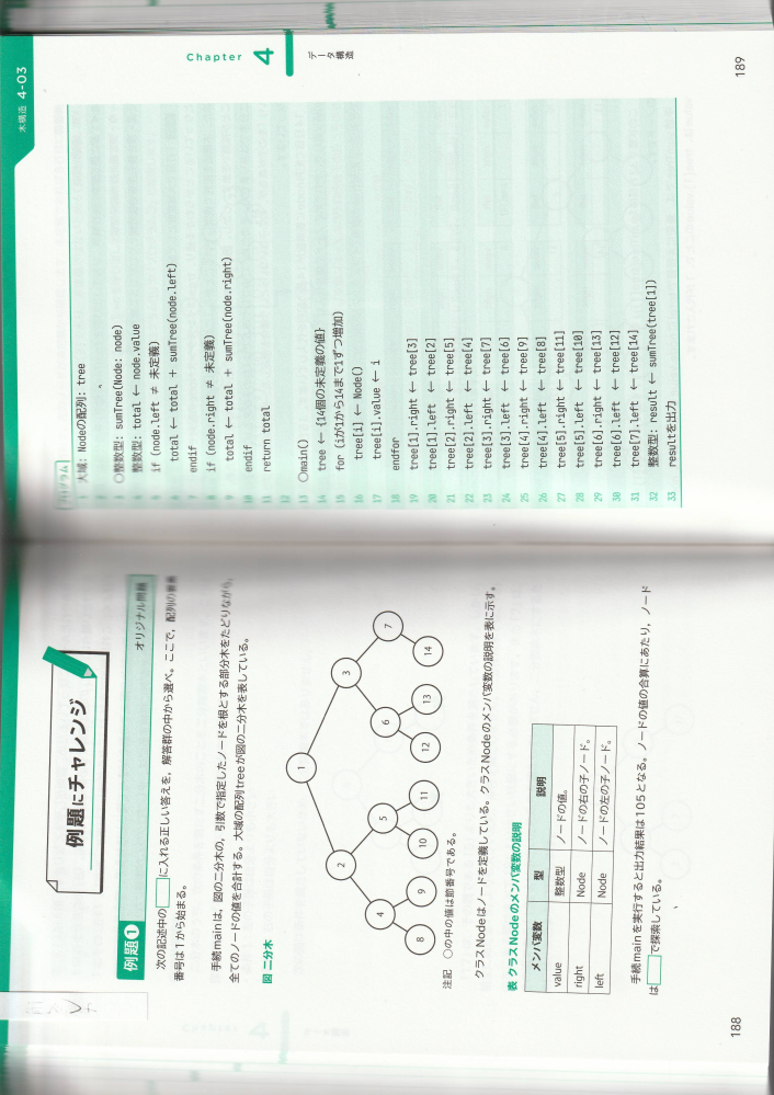 基本情報アルゴリズムについて質問です。教科書P188 ア 幅優先探索 イ 深さ優先探索の先行順 ウ 深さ優先探索の中間順 エ 深さ優先探索の後行順 なぜ、エが正解ですか？ それぞれの選択肢の意味をお願いします。