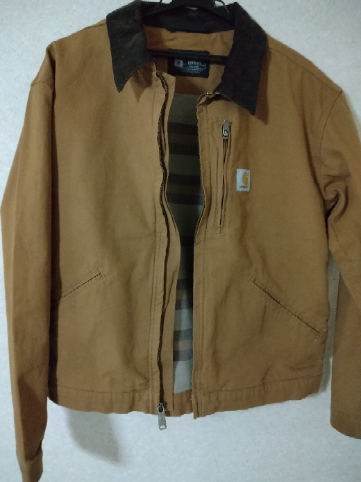 90s Carhartt デトロイトジャケット　ジッパー欠損 古着屋でカーハートのデトロイドジャケットを買ったのですが胸の