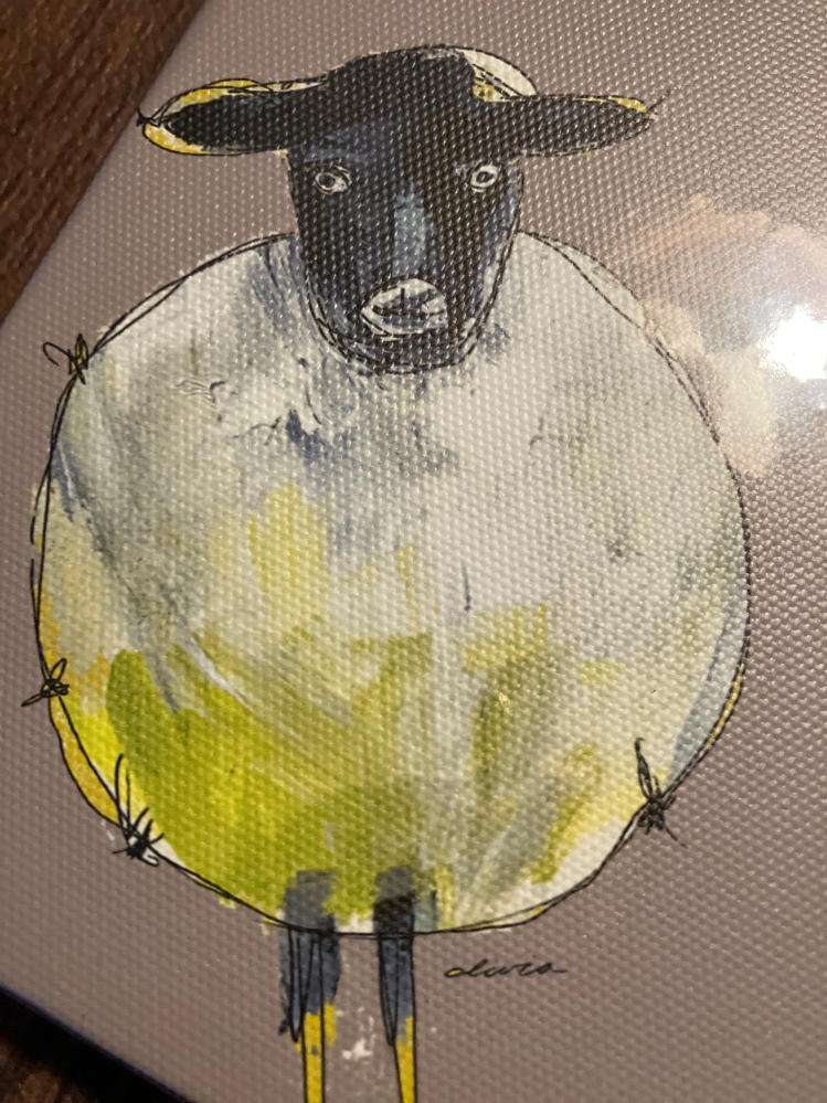 これは誰の絵ですか？調べても全然分かりません。羊の横にaliuraみたい