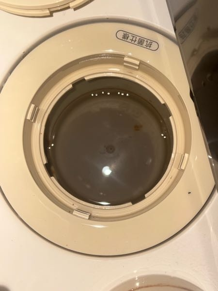 洗濯機の排水溝をチェックしたら穴が空いていないのですが、これって水 