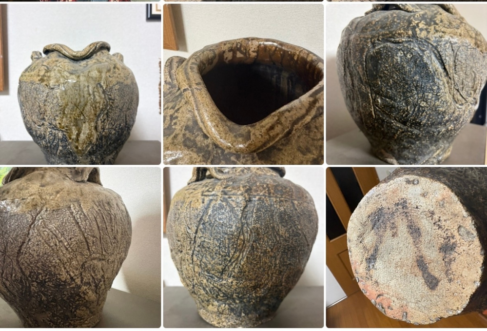 祖父(93歳)の家に飾ってある壺です。作者は不明なのですが、ひいおば