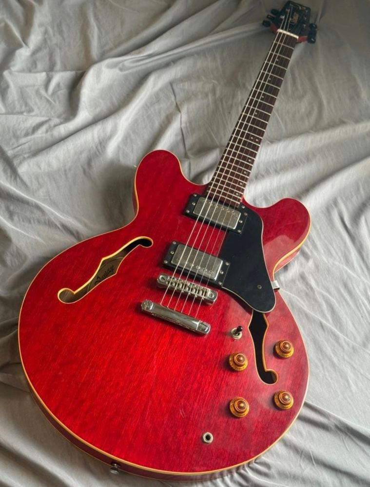 アコギ、モーリスのMD-505（中古で7000円）を使用してます。新しい