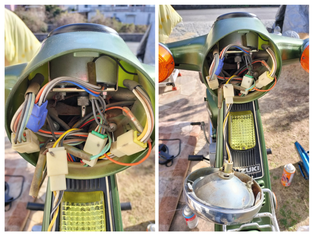 原付2サイクルオーバーヒート - ライブディオzx規制前改造車に