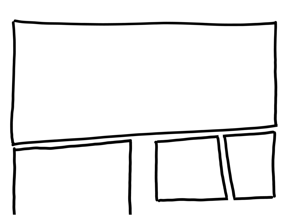 クリスタ(クリップスタジオペイント)でのデジタル漫画制作について質問です。 画像の様に見開きで一部コマが繋がっているようなコマ割りをしたいのですがどのように行えば良いでしょうか。方法を教えて頂きたいです。 有識者の方何卒ご回答よろしくお願いいたします。