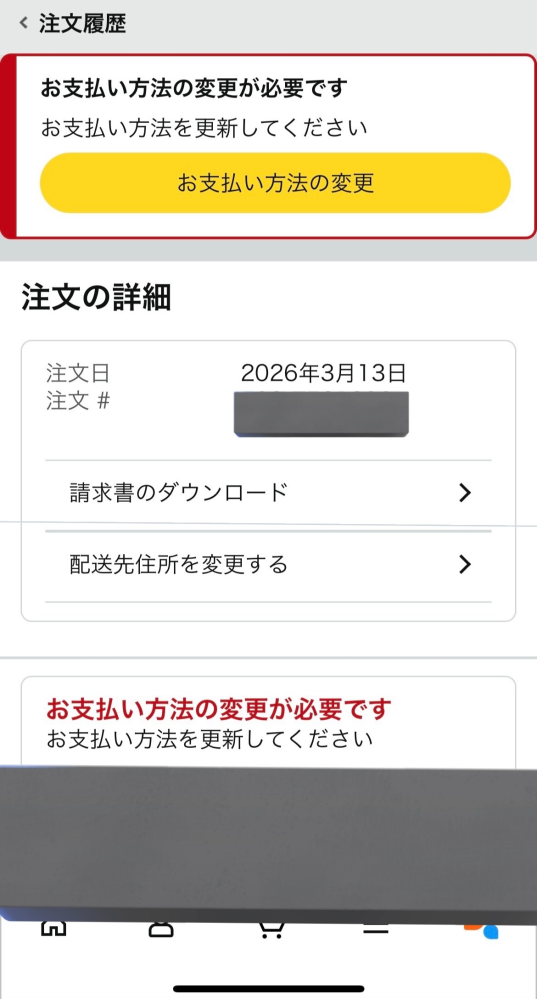 Amazonで初めてPayPayでの支払いを選択したのですが、支払いが完了しま