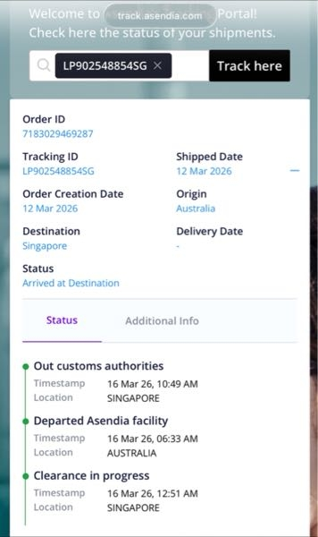 先月ebayでアメリカから商品を購入し、到着予想が7月13〜22日と