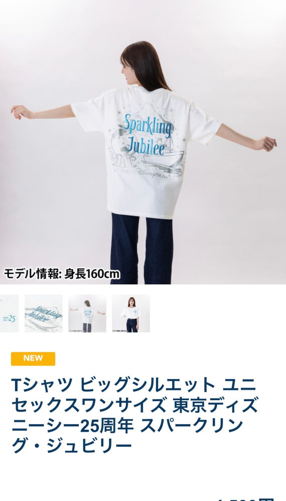 ディズニー公式のTシャツを購入しようと考えているのですが、ビッグ 