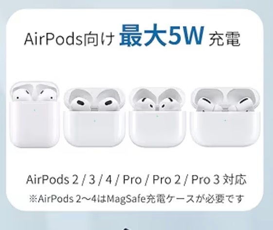 AirPods4を持ってるのですが、MagSafe対応ケースとはどのようなやつ 