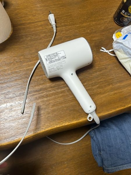 断線したドライヤーです。これはどうしようもないですか？ - この手の