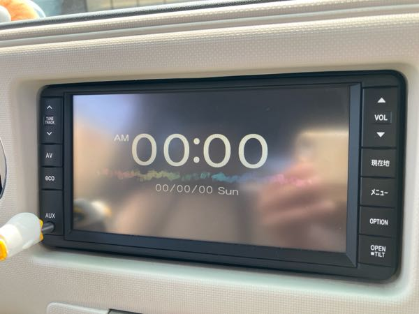 ダイハツミラココアに乗っています。以前時計が表示されないことを相談