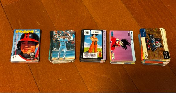 1980年代〜1990年代のカードですそれぞれ20〜70枚ほどあるのですがメル