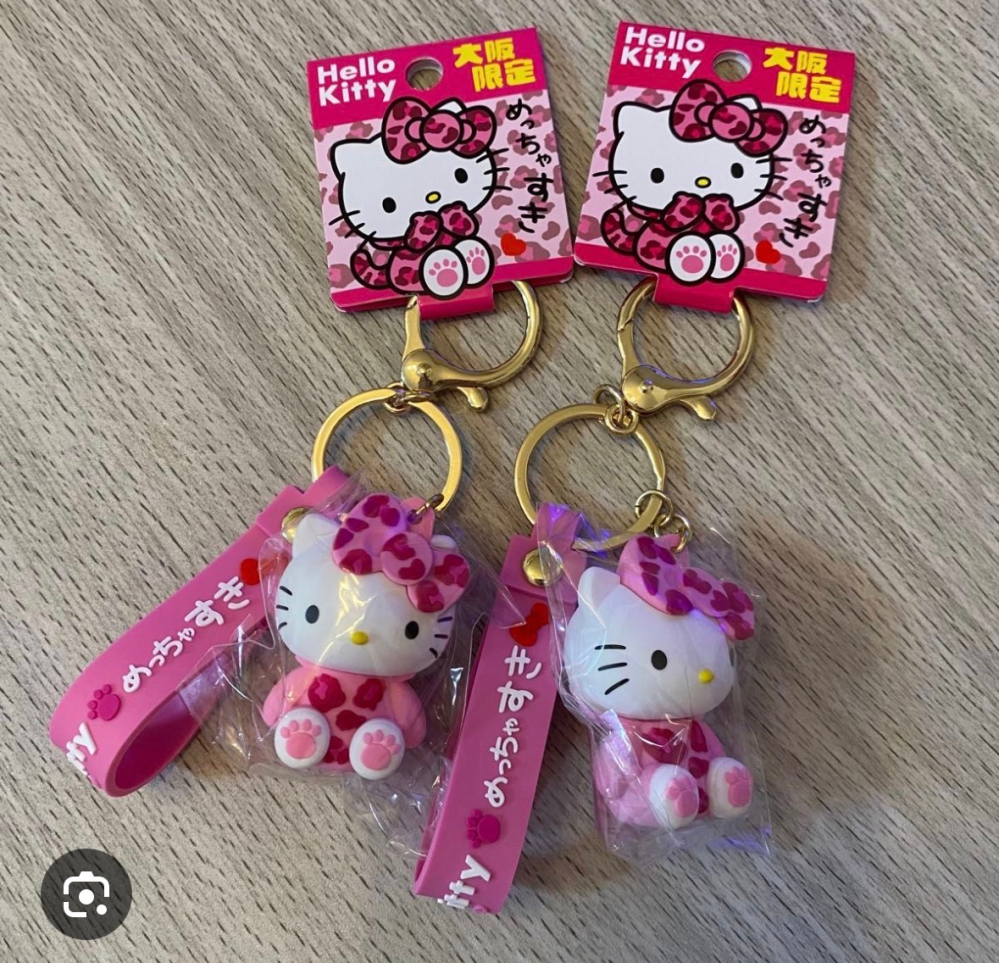 ご当地キティマスコットキーホルダーについて。画像のような立体ゴム